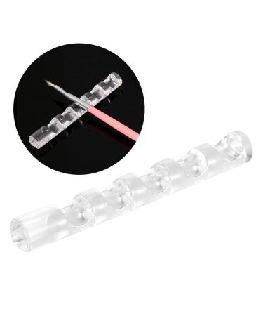 Buy Nail Art Brush Holder | Acrylic Nail Gel Polish Brush Stand for DIY Manicure | Nail Art Painting Pen Rack - International Shipping Available - Buy Online on GoSupps.com