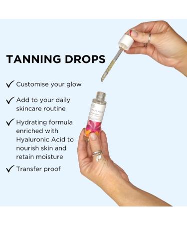 Crazy Angel Vegan Tanning Drops. Buildable Pigmented Tanning Drops for Moisturiser. Made in UK. 30ml. - Buy Online on GoSupps.com