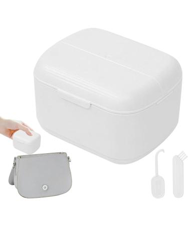Buy Lingjiong Prosthesis Holder Case - Portable Retainer & Artificial Teeth Storage with Brush & Picker - Ideal Travel Mouth Protection - Buy Online on GoSupps.com