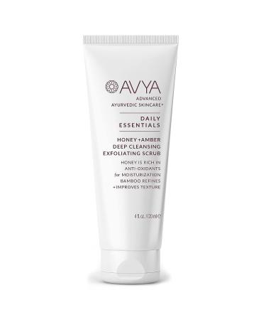 Avya Deep Cleansing Duo: Honey Amber Scrub & Toner - Antioxidant Power & Hyaluronic Acid | International Shipping - Buy Online on GoSupps.com