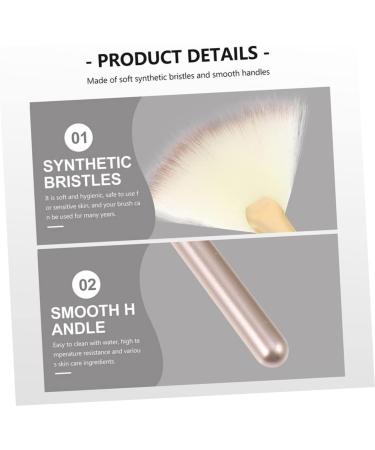 FRCOLOR 3 Sets Makeup Brush Facial Sponges Facial Fan Face Highlighter Makeup Highlighter Face Fan Facial Makeup Brush Cosmetic Woman Corrugated Silk Nylon Wool Multipurpose - Buy Online on GoSupps.com