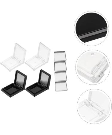  PAMINGONO 2-Piece Makeup Storage Box Set: Black and Transparent Boxes with Trays for Eyeshadows and Lipsticks - Practical for Organizing and Personalizing - Buy Online on GoSupps.com