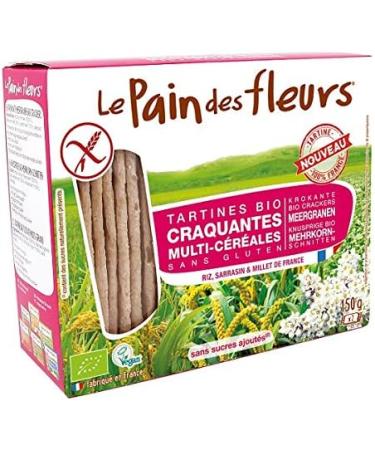 Le Pain Des Fleurs Crunchy Multi-Cereal Tartine 150g - Sold by Unit - Buy Online on GoSupps.com
