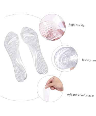 4 Pairs Non-Slip Massage Mat Insoles for Women | Heel Cushion Pads & Protectors for High Heels | Comfort Shoe Inserts - Buy Online on GoSupps.com