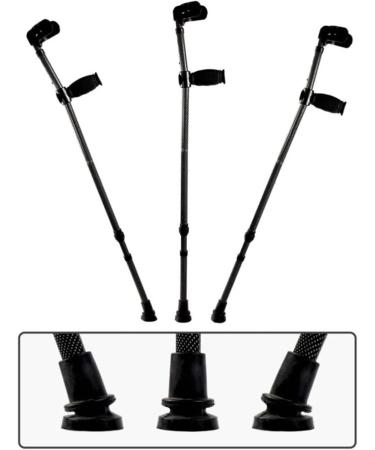 Folding Forearm Crutches for Adults Adjustable Height and Handle Crutches Lightweight Arm Crutches for Youth Children Men Women(Carbon Fiber Texture) Anniversary Lucky Star - Buy Online on GoSupps.com