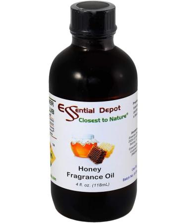 Buy Honey Fragrance Oil 4 oz - Premium Amber Glass Bottle - Safety Sealed & Cone Lined Cap - International Shipping - Buy Online on GoSupps.com