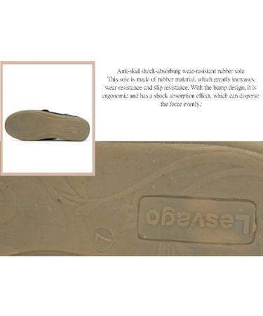 LEEWEE Open Toe Diabetic Sandals Extra Wide Width - Adjustable Closure for Elderly & Arthritis - Black (Size 40) - Buy Online on GoSupps.com