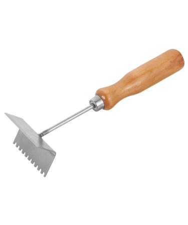 Mipcase King Partition Cleaning Shovel Beehive Cleaning Shovel Household Beekeeping Shovel Beehive Scraping Tool Cleaner Stainless Steel Italian Bee Professional Beehive Shovel 21x6.2cm As Shown