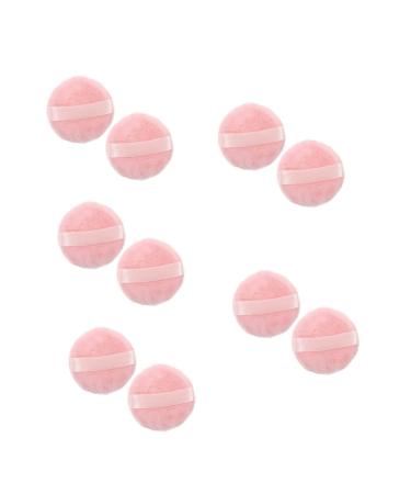 FRCOLOR Cotton Makeup Puff with strap small Dry Facial Beauty Puffs