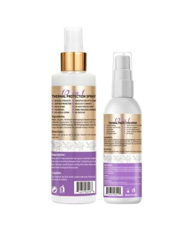 10 in 1 Heat Protectant Spray - Lavender Hair Treatment Nourishing Thermal Protector for Damage & Frizz Control - Buy Internationally - Buy Online on GoSupps.com