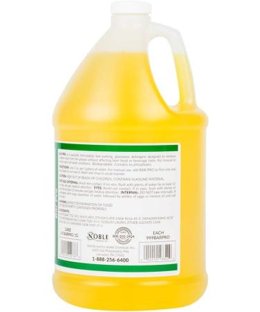 Bar Pro 128 oz. Low Sudsing Manual Glass Washer Detergent (1)