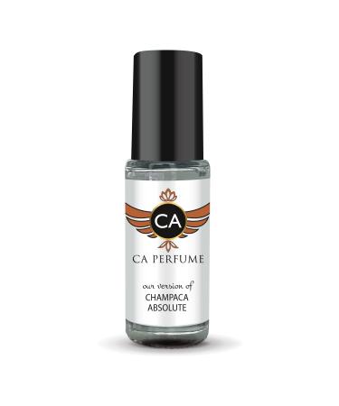 CA Perfume Impression of Tom F Champaca Absolute For Women & Men Replica Fragrance Body Oil Dupes Alcohol-Free Aromatherapy Sample Travel Size Concentrated Long Lasting Roll-On 0.14 Fl Oz/4ml-X1
