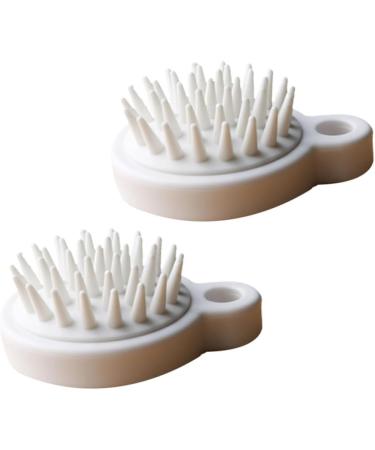 Beavorty 6-Pack Hair Wash Shampoo Brush Scalp Stimulating & Bathing Scrubber for Enhanced Cleansing Perfect Bathroom Accessory for Massage & Hair Care - Buy Online on GoSupps.com