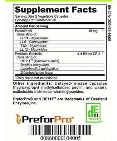 Casa de Sante Advanced Probiotic & Prebiotic - GLP-1 Support for Sensitive Stomachs | Low FODMAP Gut Friendly Synbiotic 4.4B CFU PreforPro Technology - 60 Delayed Release Capsules - Buy Online on GoSupps.com