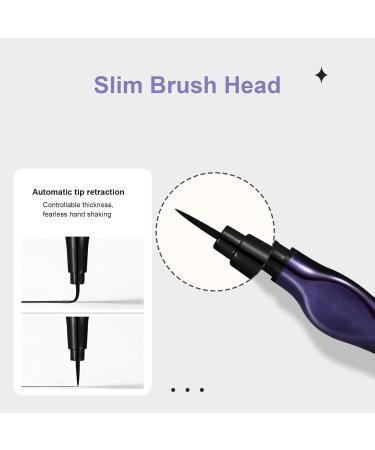 Eyeliner Liquid Liner Quick-Drying Waterproof Long-Lasting Eye Liners for Women Eye Liners for Women Smudge Resistant Eyeliner Liquid for Makeup Show Date Rowces - Buy Online on GoSupps.com
