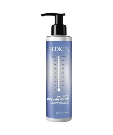 Redken Extreme Play Safe Heat Protectant Spray & Leave In Conditioner| For All Hair Types | Helps Reduce The Appearance of Split Ends | With Tourmaline 6.8 Fl Oz - Buy Online on GoSupps.com