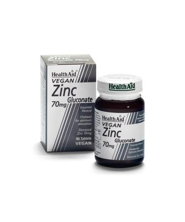 HealthAid Zinc Gluconate 70mg - 90 Tablets