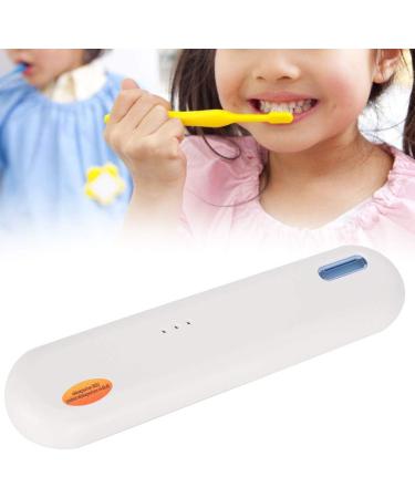 Syrisora Portable USB UV Toothbrush Sterilizer - Disinfectant Storage Holder (White) | Best International Shipping - Buy Online on GoSupps.com
