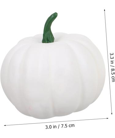 Ciieeo 30 Pcs Foamy White Pumpkin Models Decor Simulation Mini Pumpkin Fake Mini Pumpkins Faux Mini Pumpkins Halloween Supplies Simulation Pumpkin Simulation Halloween Pumpkin Whitex5pcs 8.5x7.5cmx5pcs - Buy Online on GoSupps.com