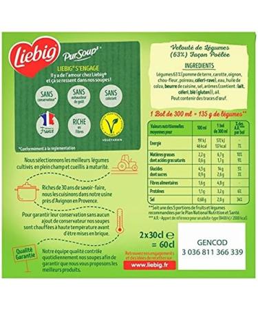 LIEBIG - Pursoup Creamy Fried Vegetable Soup Bricks 600ml - Pack of 4 - Buy Online on GoSupps.com