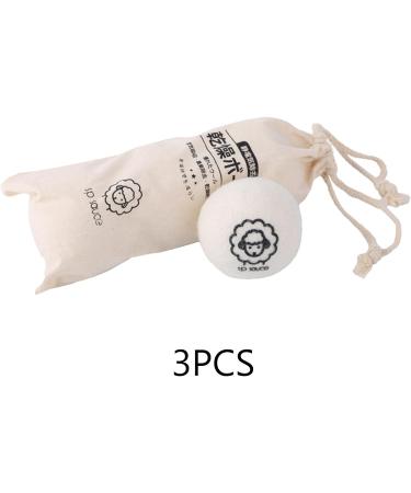 LIUASMUE 3pcs Drying Wool Ball Anti Entanglement Household Drying Clothes Washer Dryer Special Drying for Washing Machine Wool Dryer Laundry Reusable - Buy Online on GoSupps.com
