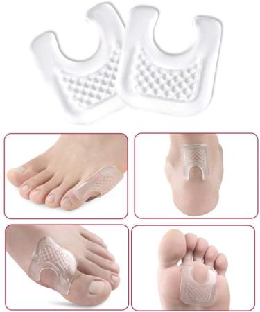 Healifty 5 Pairs U-Shaped Gel Callus Pads - Foot Protectors for Corns & Calluses - Sticky-Waterproof Toe Cushions for Sore Feet - Buy Online on GoSupps.com
