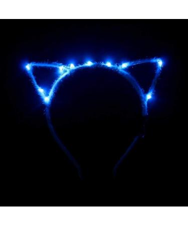 Huwaioury Flashing LED Cat Ear Headband - Party Supplies for Girls | Random Color | International Shipping Available - Buy Online on GoSupps.com