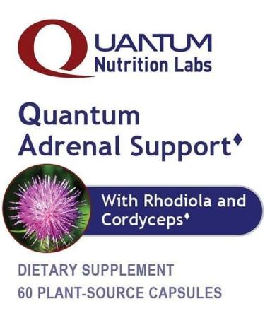Quantum Nutrition Labs Quantum Adrenal Support- Adrenal Health Support Supplements Support for Fatigue and Promote Calmness Adrenal Gland Vitamins Rhodiola Rosea Organic - 60 Vegan Capsules - Buy Online on GoSupps.com