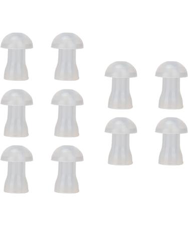 10PCs Universal Silicone Hearing Aid Earplugs - Soft Replacement Domes & Earpieces for Enhanced Hearing Amplifiers - Buy Online on GoSupps.com