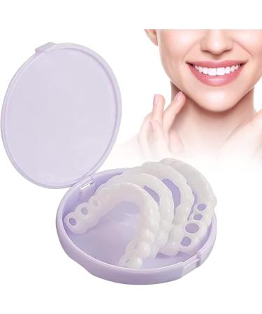 2 PCS Denture Teeth Temporary Fake Teeth Snap On Veneers  Snap in Teeth for Men and Women  Cover The Imperfect Teeth  No Pain No Shot No Drilling  Fix Confident Smile-B