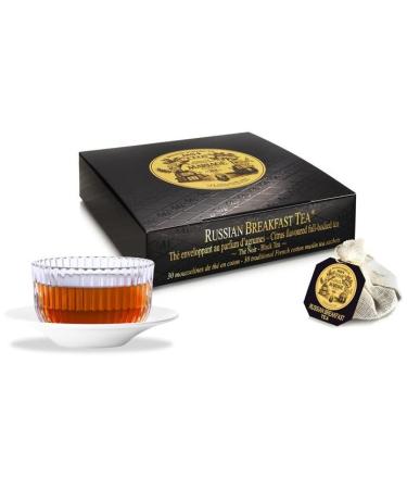 Mariage Fr res - RUSSIAN BREAKFAST TEA - Box of 30 traditional french muslin tea sachets
