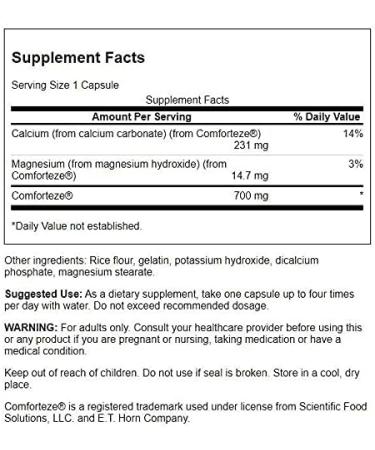 Swanson Acid Relief 60 Capsules - Effective Heartburn & Indigestion Relief - Shop Internationally - Buy Online on GoSupps.com
