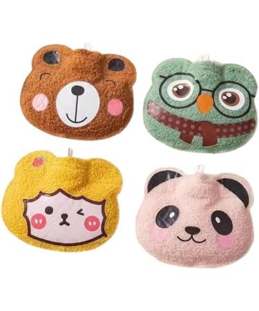 MAIES Hot Water Bottle - Cute Cartoon Design Plush Towel Large Size for Heat & Cold Therapy - International Shipping Available - Buy Online on GoSupps.com