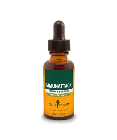 Herb Pharm Immunattack Liquid Herbal Formula for Immune System Support - 1 Ounce (FIMAT01) 1 Fl Oz (Pack of 1)