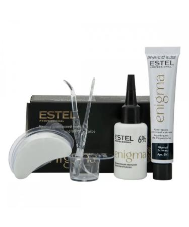 Estel Enigma BLACK Eyelash & Eyebrow Color Paint - International Shipping Available - Buy Online on GoSupps.com