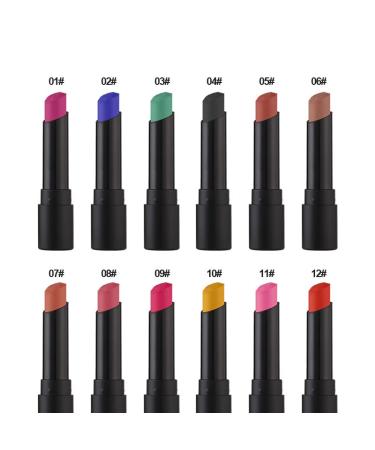 MIESCHER Pink Matte Lipstick: Smudge Proof & Long Lasting Velvety Formula, Intense Bold Color, High Pigmentation, Waterproof Lip Gloss - Perfect for Halloween Face Paint! - Buy Online on GoSupps.com