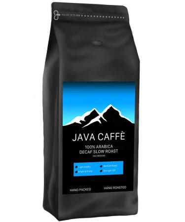 Java Caffe Colombian DECAF GROUND Coffee (1kg) - Hand Roasted Full Medium Roast Artisan Coffee For Cafetieres & Filter Machines