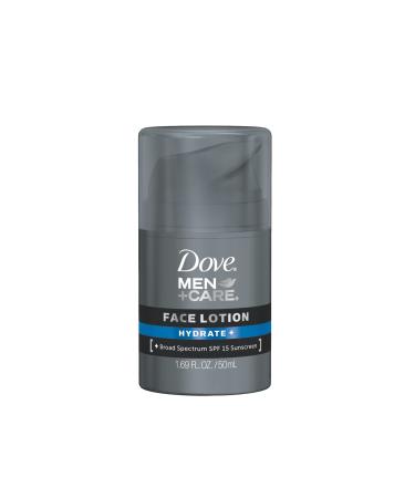Dove Men + Care Face Lotion Hydrate with Broad Spectrum SPF 15  1.69 Fl Oz