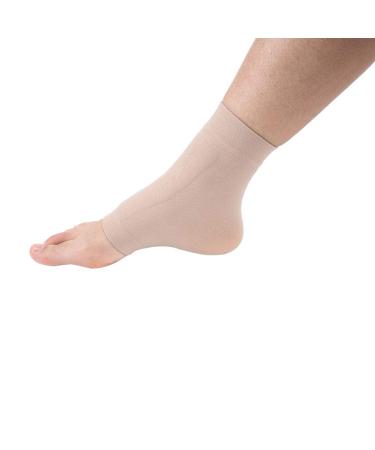 Soft Elastic Ankle Sleeve for Cracked Heels | Silicone Cushion Pad for Ice Skating | Breathable Foot Support - Buy Online on GoSupps.com