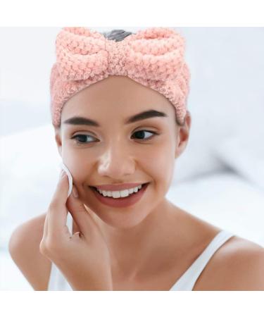 Buy Spa Facial Headbands - 2-Piece Elastic Hair Bands for Women & Girls | Perfect for Makeup Skin Care Yoga & Shower - Buy Online on GoSupps.com