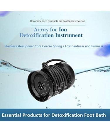 Vitaciti 10 Round Black Detox Foot Bath Arrays - Stainless Steel Ionic Cleansing Accessory - Buy Online on GoSupps.com
