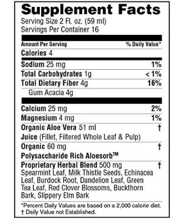 Lily Of The Desert Aloe Vera Detox Formula - Natural Cleanse and Detox Support - Buy Online on GoSupps.com