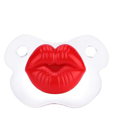 Funny Football Style Baby Pacifier | Soft Silicone Newborn Pacifier in Scarlet Red - Perfect for Small Children - Buy Online on GoSupps.com