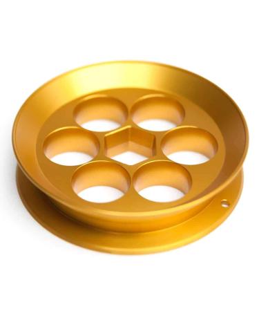 Yoyito fishing line reel made of aluminum gold