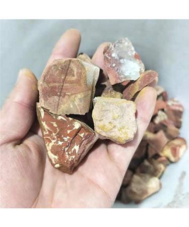 100g Rough Natural Bulk Crystal Stone semi Gemstone Gravel Crystal red Jasper Quartz Tumbled Stone for Chakra Reiki Balancing - Buy Online on GoSupps.com