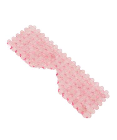 Verdant Touch Jadestone Eye Flap - Cooling Blindfold for Tired Eyes & Dark Circles | Portable Pink Jadestone Relief - Buy Online on GoSupps.com