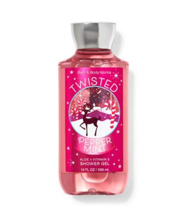 Bath and Body Works Body Care - Full Size Shower Gel Aloe + Vitamin E - 10 fl oz - Twisted Peppermint Peppermint 1 - 8 Fl Oz