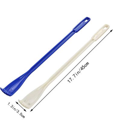 SUPVOX Back Scratcher Set - 2 Piece Plastic Back Massager (Blue & Beige) | Perfect for Itching & Relaxation - International Shipping Available - Buy Online on GoSupps.com