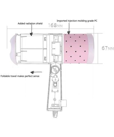 ADITAM Hair Dryer 1000 Watt Hair Dryer Light Hair Dryer Foldable Portable Hair Dryer Fragrance for Girls for Students and Travel Pink Green/Green Double The Comfort - Buy Online on GoSupps.com