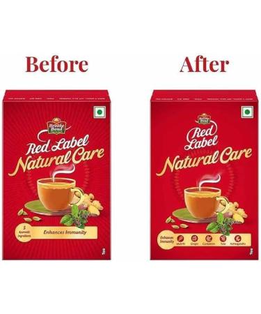 Seelans Superstore | Brooke Bond Red Label Natural Care Tea Indian Flavored Black Tea | Enhance Immunity | 250gm/Pack | Tea | Indian Origin - Buy Online on GoSupps.com